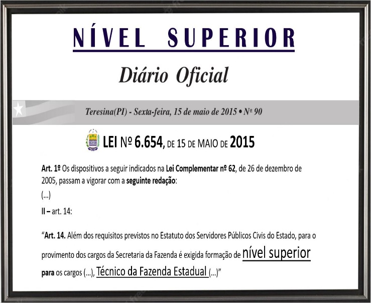 NÍVEL SUPERIOR – Técnico da Fazenda Estadual